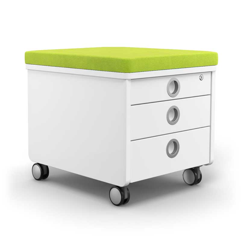Moll SEAT PAD for container PRO and CUBIC, Trend Lime fabric Moll SEAT PAD for container PRO and CUBIC, Trend Lime fabric