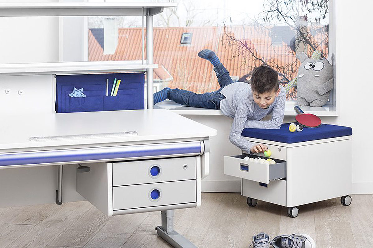 Moll iekaramā atvilktņu lāde TWIN BOX bērnu galdam WINNER Moll iekaramā atvilktņu lāde TWIN BOX bērnu galdam WINNER