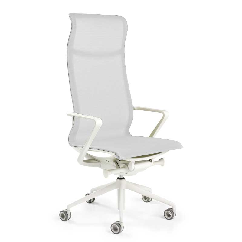  Rexsitt YOUNIQUE Syncro desk chair - White mesh