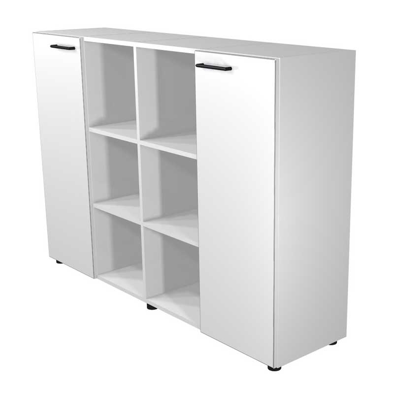 Bookcase EVO White 1600 x 1100 mm