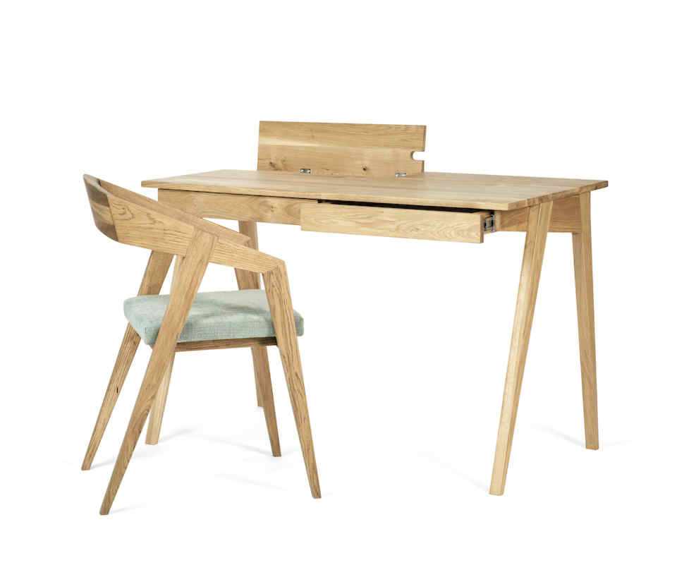 Piko desk solid oak 60 x 120 cm