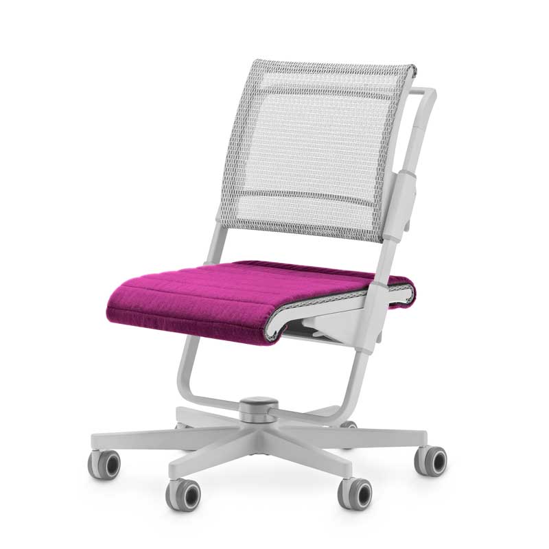  moll S6 chair with seat cushion Pink