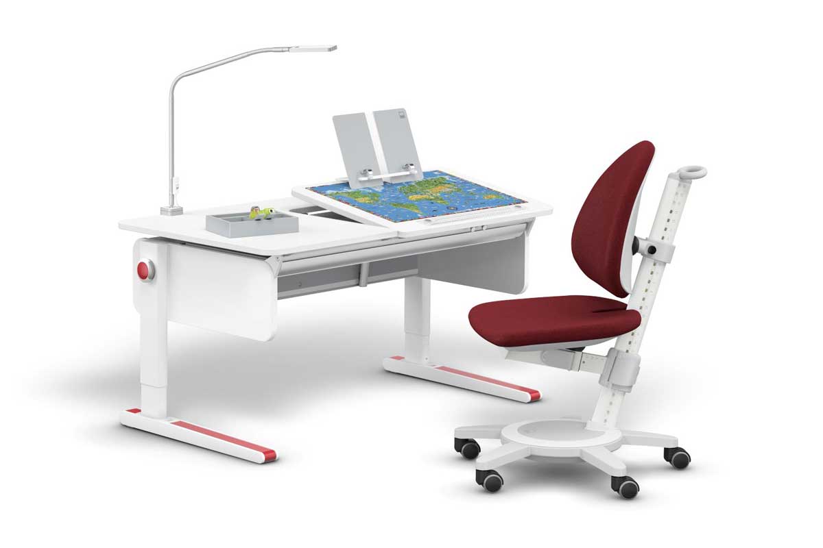 Moll MAXIMO children chair, grey frame, Ted Ocra fabric Moll MAXIMO children chair, grey frame, Ted Ocra fabric