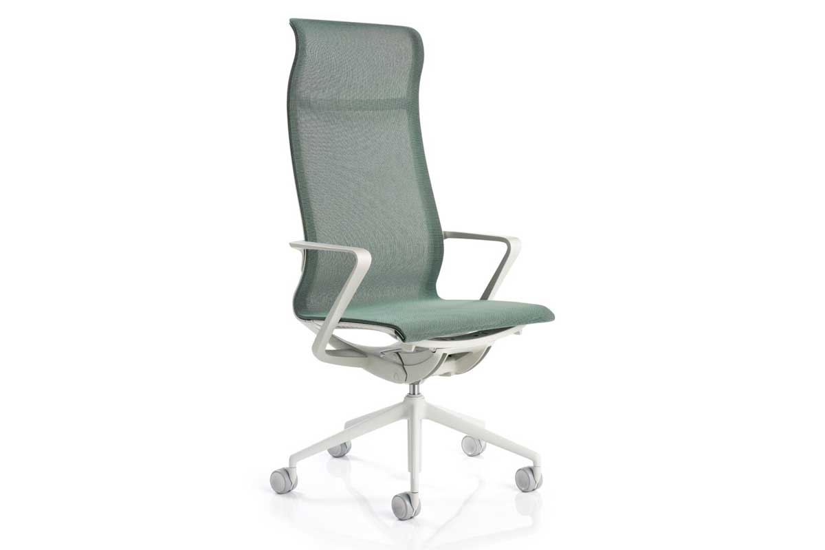  Rexsitt YOUNIQUE Syncro desk chair - White mesh