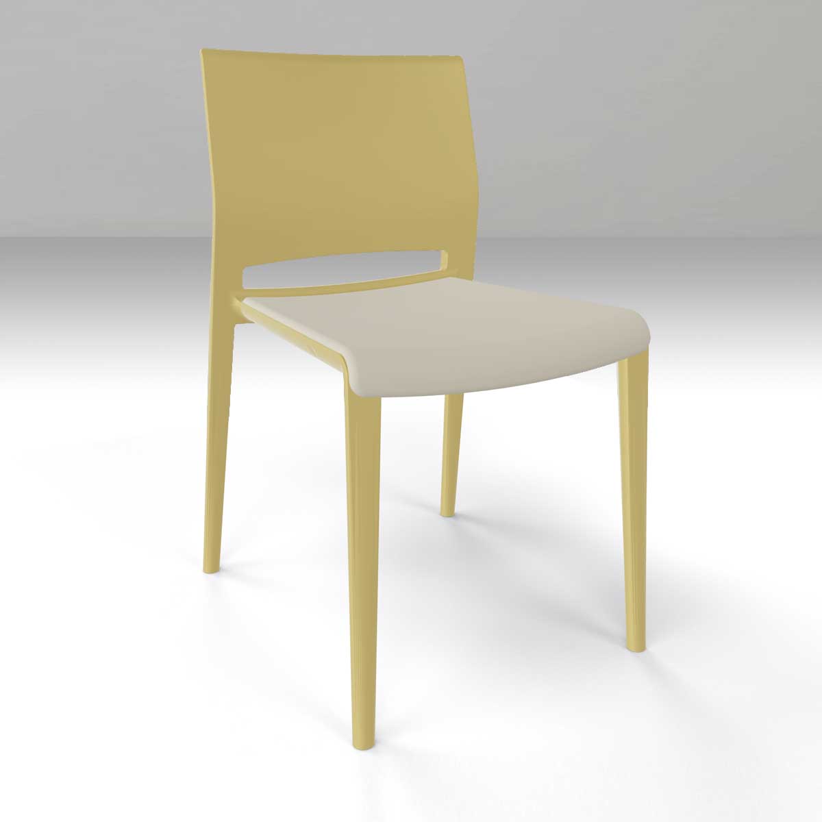 Bakhita chair with cushion by Gaber