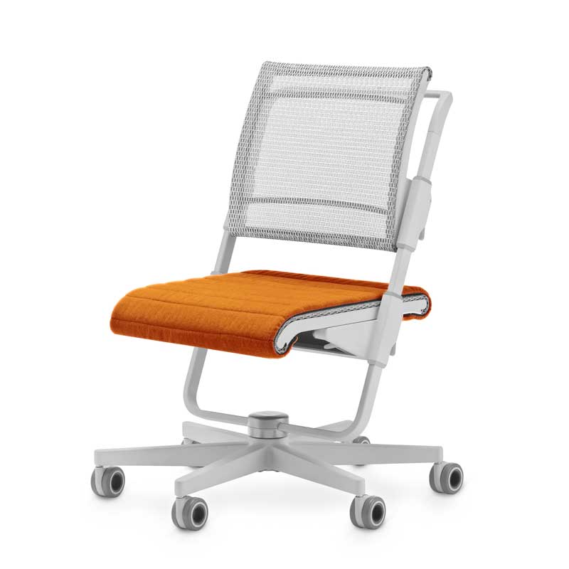  moll S6 chair with seat cushion Orange