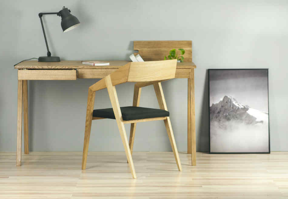 Piko desk solid oak 60 x 120 cm